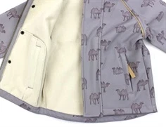 Lil Atelier wet weather overgangsjakke kameler